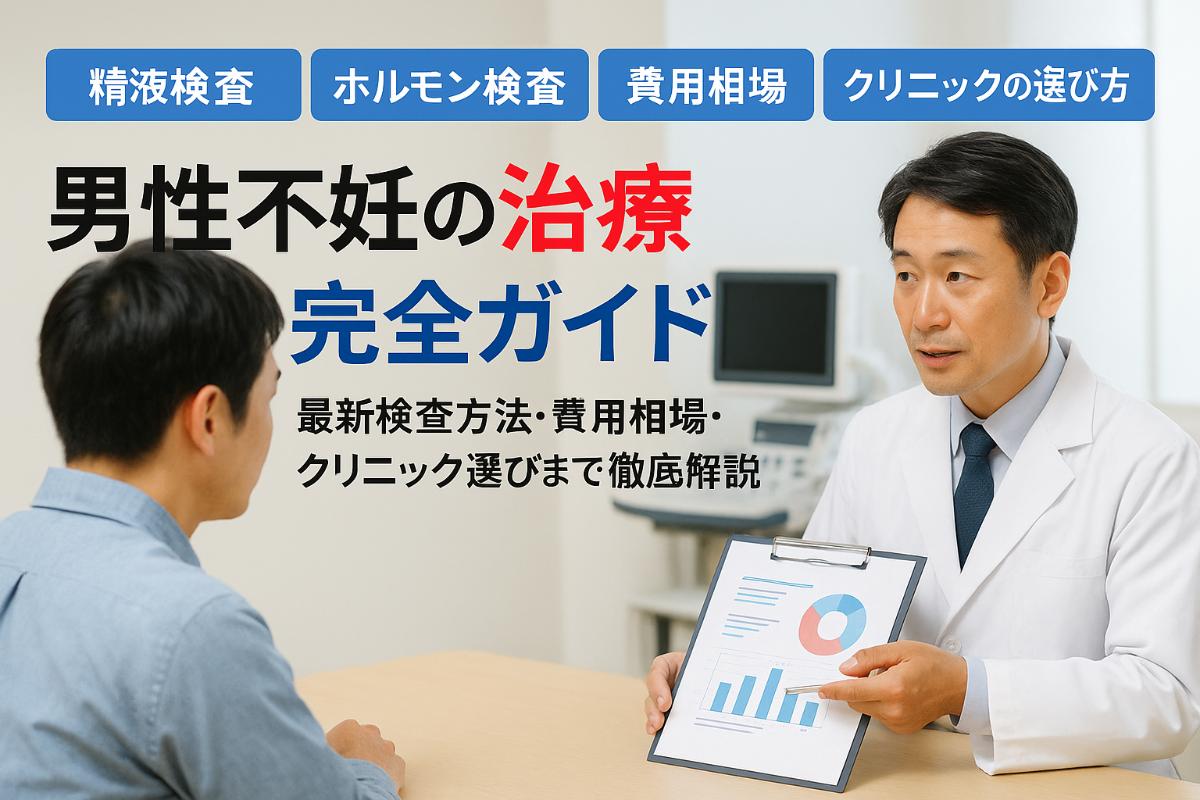 男性不妊症の臨床 男性不妊の治療について最新検査方法や費用相場とクリニック選び完全